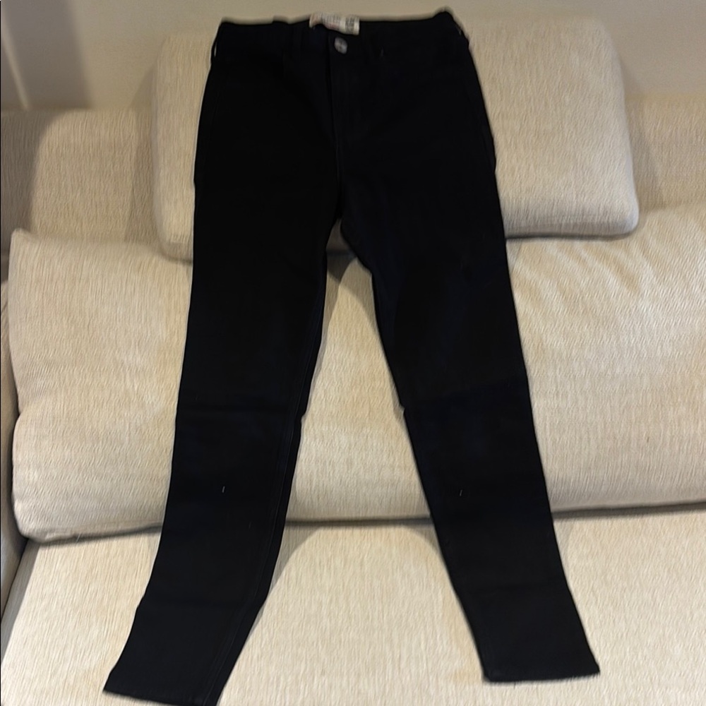Abercrombie Kids Black Skinny Jeans Stretch Denim